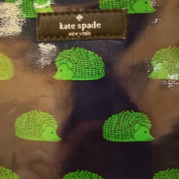 KATE SPADE Navy & Green Hedgehog Tote - Picture 9 of 10